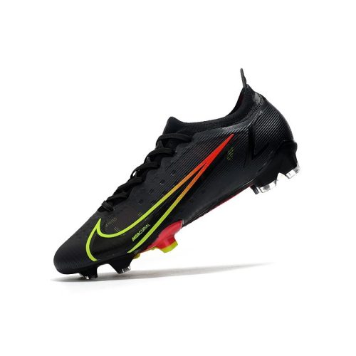 fodboldstøvler Nike Mercurial Vapor 14 Elite FG fodboldstøvler Sort x Prism - Sort Gul Rød_6.jpg